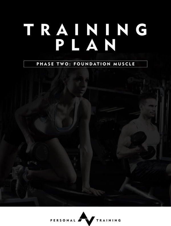 Andy Vincent Online Personal Training Phase Two Training Plan Foundation Muscle